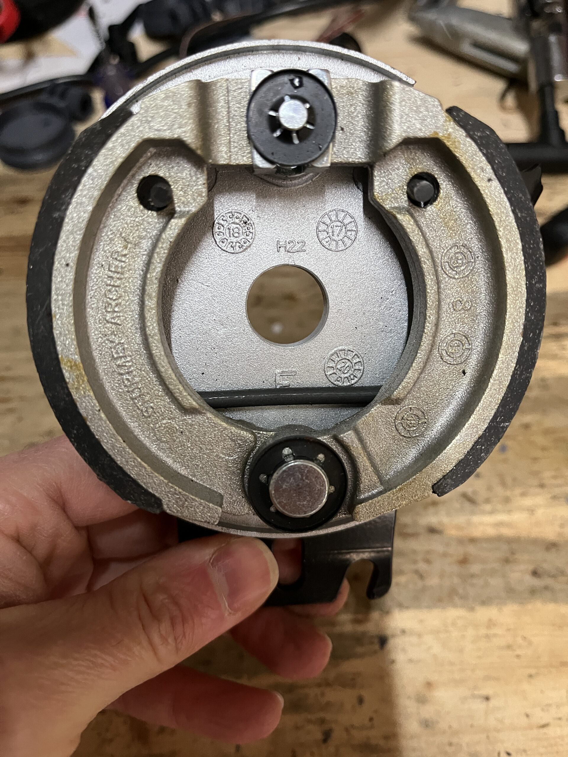 90mm Sturmey-Archer Drumbrake Plate Set - Image 5